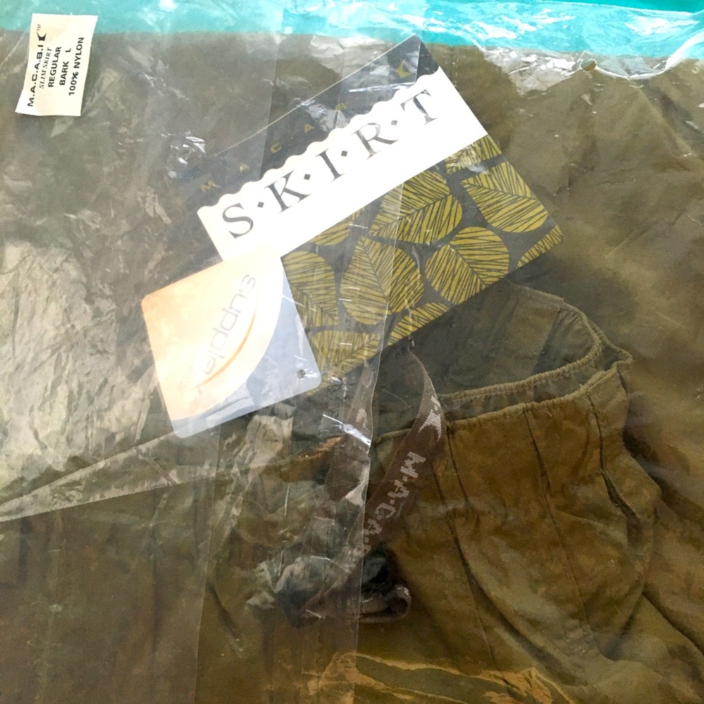 Macabi travel skirt “Bark” slim Large